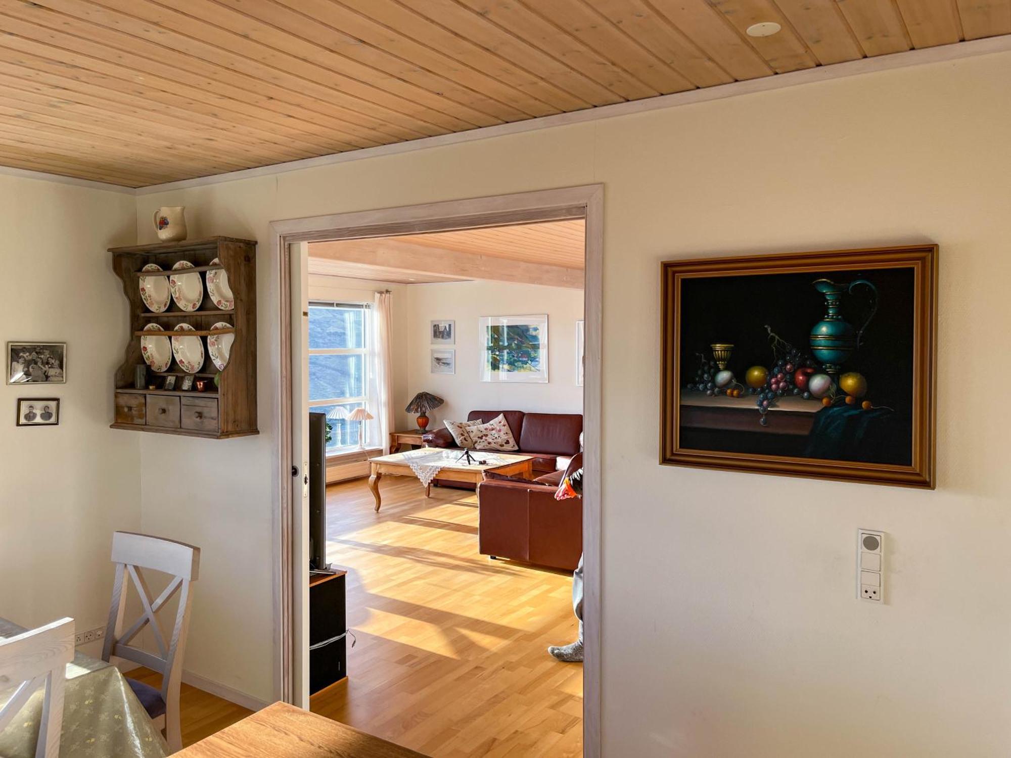 Sea & Mountain View 4 Bedroom Leynar Exterior photo